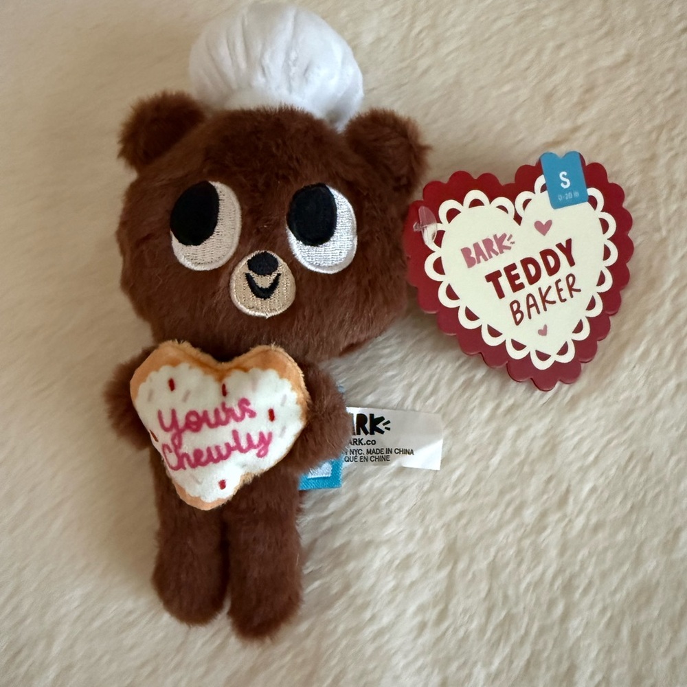 NWT BARK Teddy Baker Plush Dog Toy - 2/$15 eligible